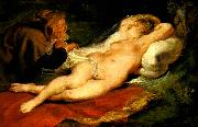 Peter Paul Rubens angelica och eremiten France oil painting artist